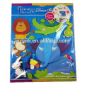 cartoon children layer and layer eva sticker